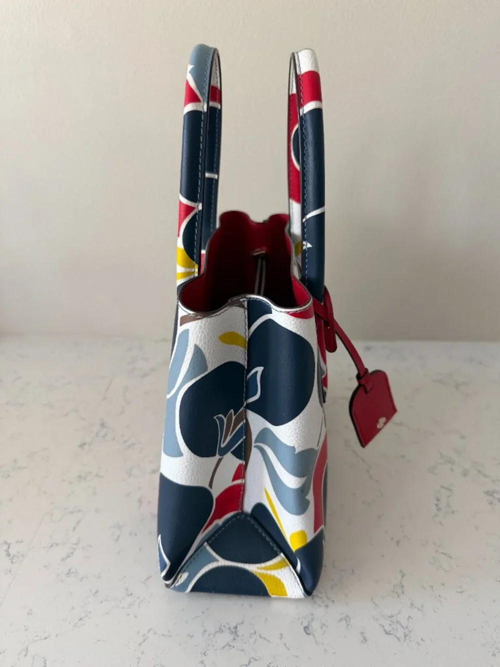 Kate Spade New York Floral Print Leather Tote